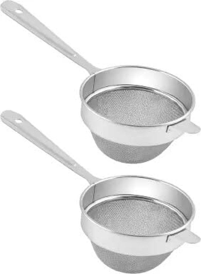 Tool Point 3N Stainless Steel Tea Strainer Tea Strainer - 9 CM (Pack of 2) - Image 1